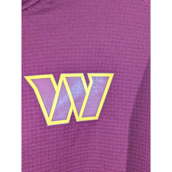 Nike Men's Burgundy Washington Commanders Sideline Dri-FIT Half-Zip Pullover XL - Picture 4 of 8